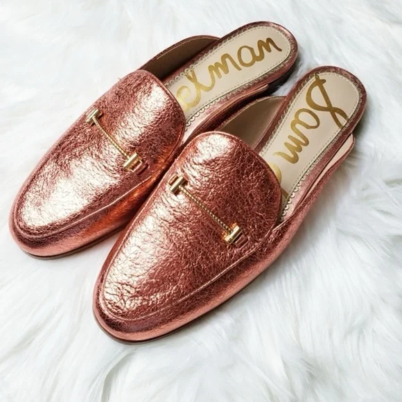 Sam Edelman Laurna Rose Gold Loafers Size 9 - Picture 1 of 7
